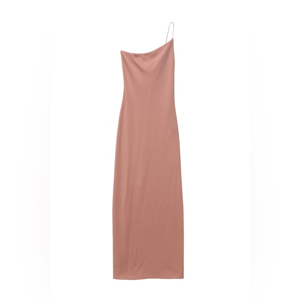 Nookie Lust One Shoulder Gown in Blush Medium - Picture 2 of 3